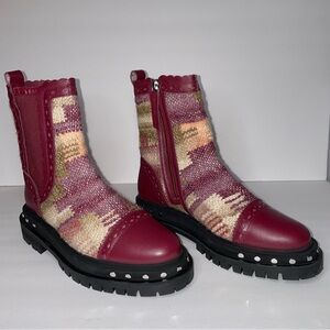 Free People Tate Chelsea Boot Mulberry Mix